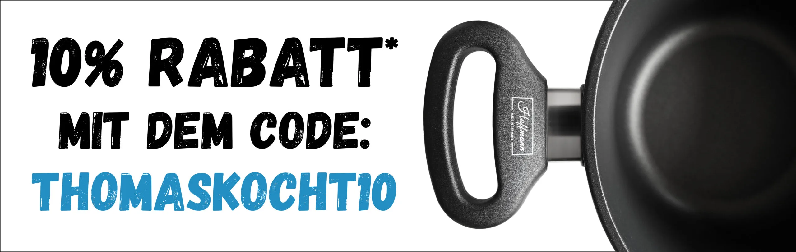 Banner für Hoffmann Germany Rabattaktion von Thomas kocht