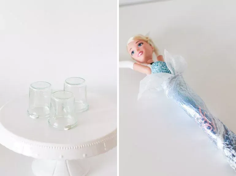 Barbie Torte zusammensetzen