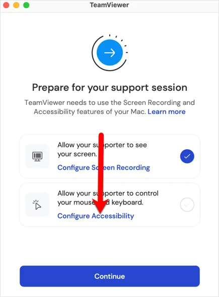 Barrierefreiheit konfigurieren