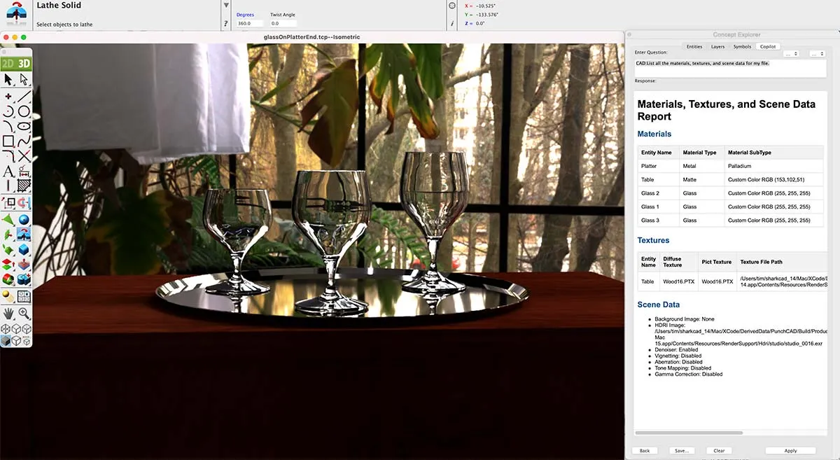 Beispiel eines fotorealistischen Renderings in ViaCAD