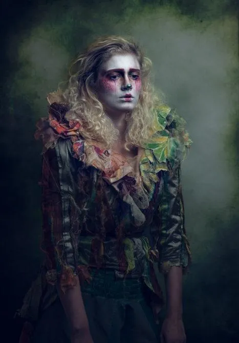 Beispiele für die Anwendung der Texturtechnik auf verschiedene Porträts