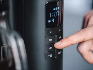 Benutzeroberfläche der Melitta AromaFresh X zur Einstellung der Kaffeestärke