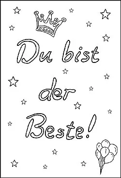 Bild - Du bist der Beste