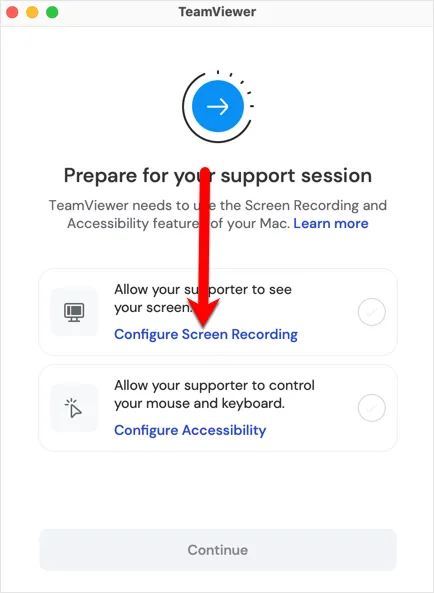 Bildschirmaufnahme konfigurieren