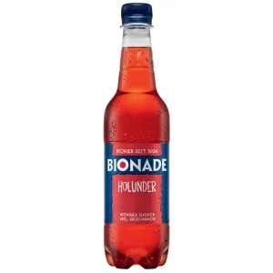 Bionade Holunder, eine beliebte Bio-Limonade aus Deutschland