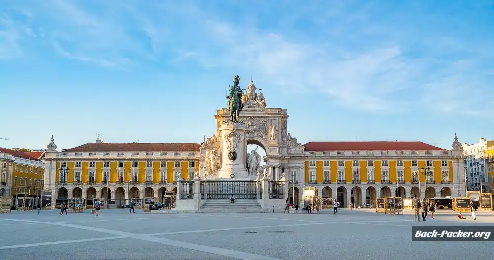 Blick auf den Praça do Comércio