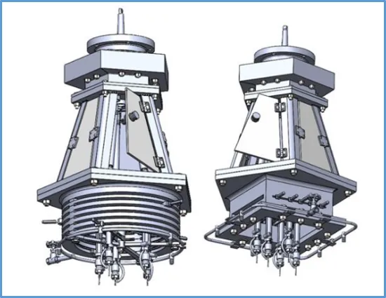 Bohrkopf mit variablem Spindelabstand von Piotr Fudalewski