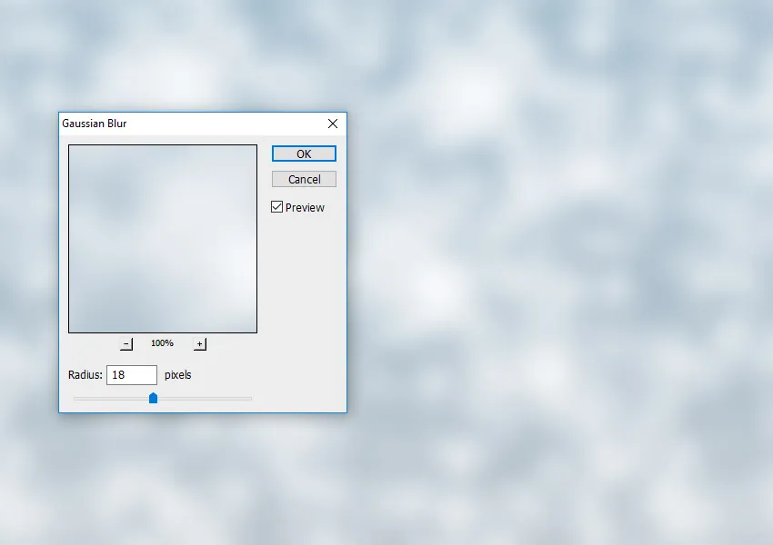 Bokeh-Textur in Photoshop hinzufügen und weichzeichnen