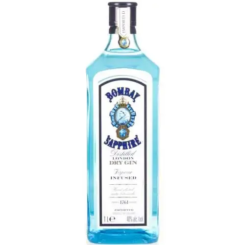 Bombay Sapphire Gin, bekannt für seinen frischen Geschmack in Cocktails