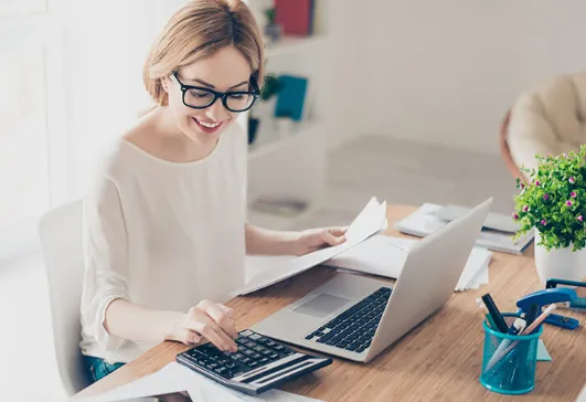 Buchhaltungsprinzipien Soll und Haben.