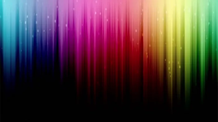 Bunter Computer-Hintergrund im Aurora-Stil