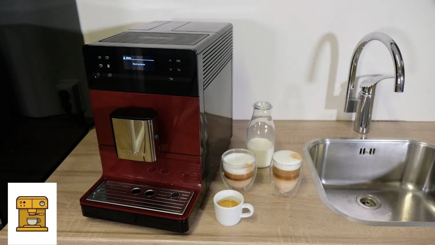 Cappuccino und Kaffee aus Miele CM 5310 Test