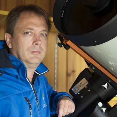 Christoph Kaltseis bei der Arbeit mit APF-R.