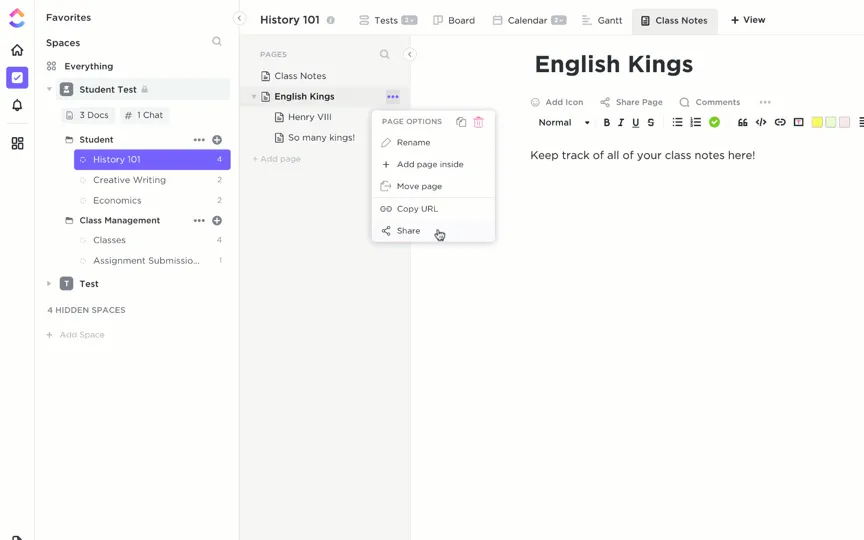 ClickUp Security Feature