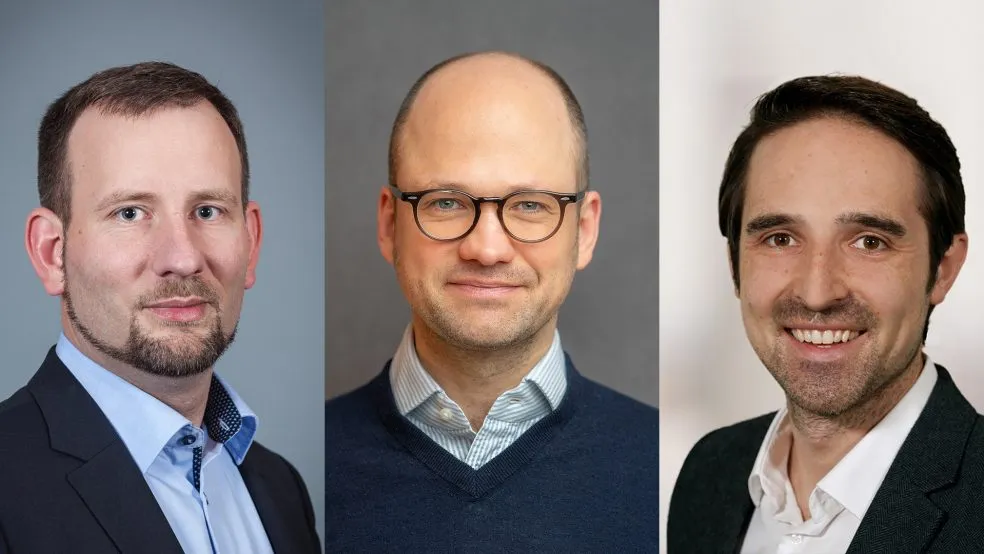 Das neue Management der finanzen.net Group ab 1. April: Lars Merle, Maximilian von Richthofen und Lennart Libercka.