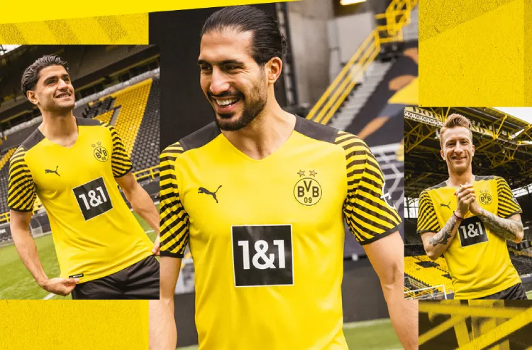 Das neue Puma Heimtrikot von Borussia Dortmund für die Saison 2021/22