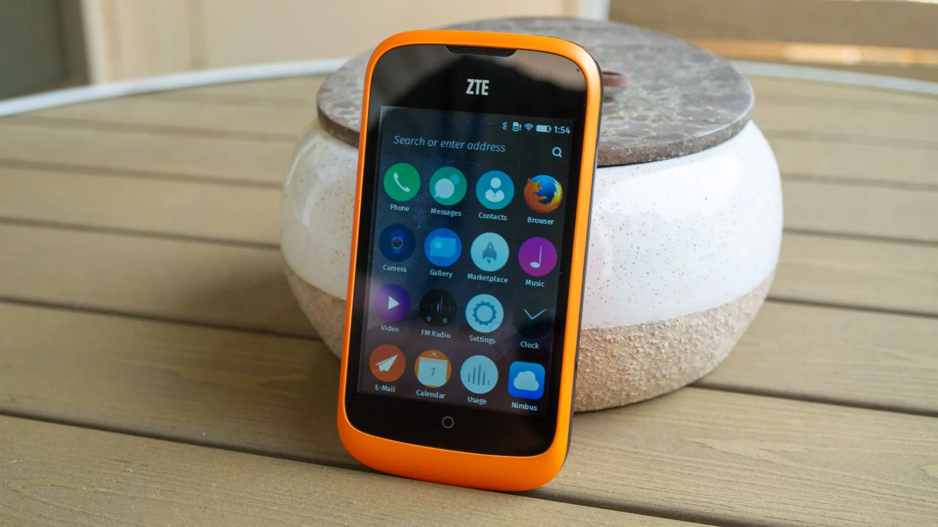 Das ZTE Open, eines der ersten Smartphones mit Firefox OS.