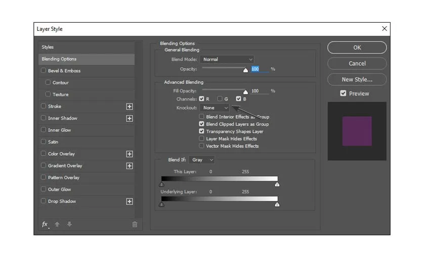 Deaktivieren des grünen Farbkanals für den 3D-Effekt
