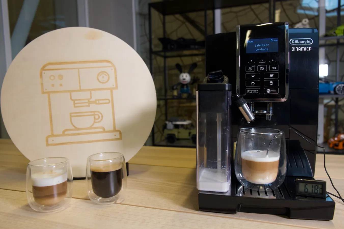 De'Longhi Dinamica ECAM 350.55.B Cappuccino-Test