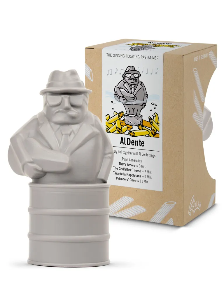 Der Al Dente Nudel-Timer in seiner Verpackung
