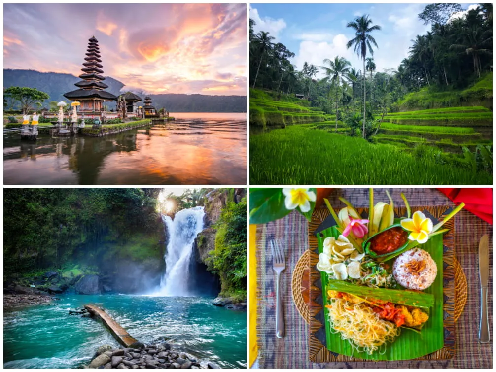 Der friedliche Wassertempel Pura Ulun Danu Bratan auf Bali