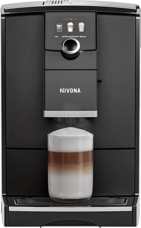 Der NIVONA NICR 790 Vollautomat, der Cappuccino und Latte Macchiato auf Knopfdruck zubereitet