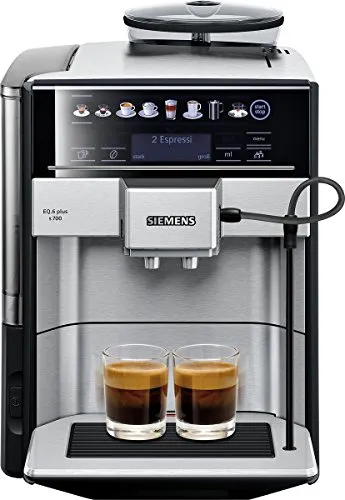 Der Siemens EQ6 plus s700 TE657503DE Kaffeevollautomat aus Edelstahl