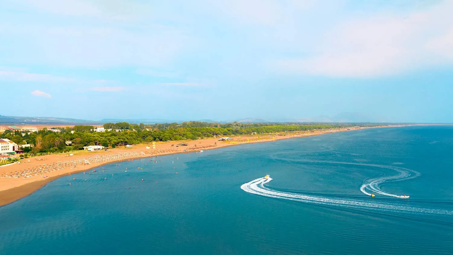 Der Strand Velika Plaza in Montenegro