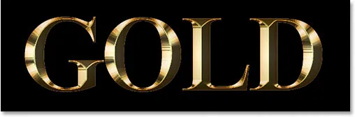 Der Text nach dem Anwenden des Inneren Scheins