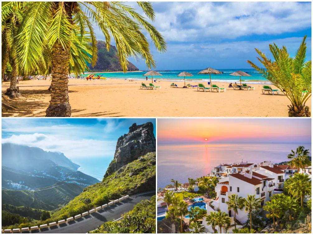 Der traumhafte Playa de Las Teresitas auf Teneriffa