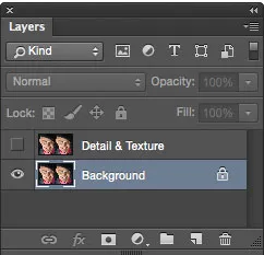 Detail & Textur Ebene in Photoshop
