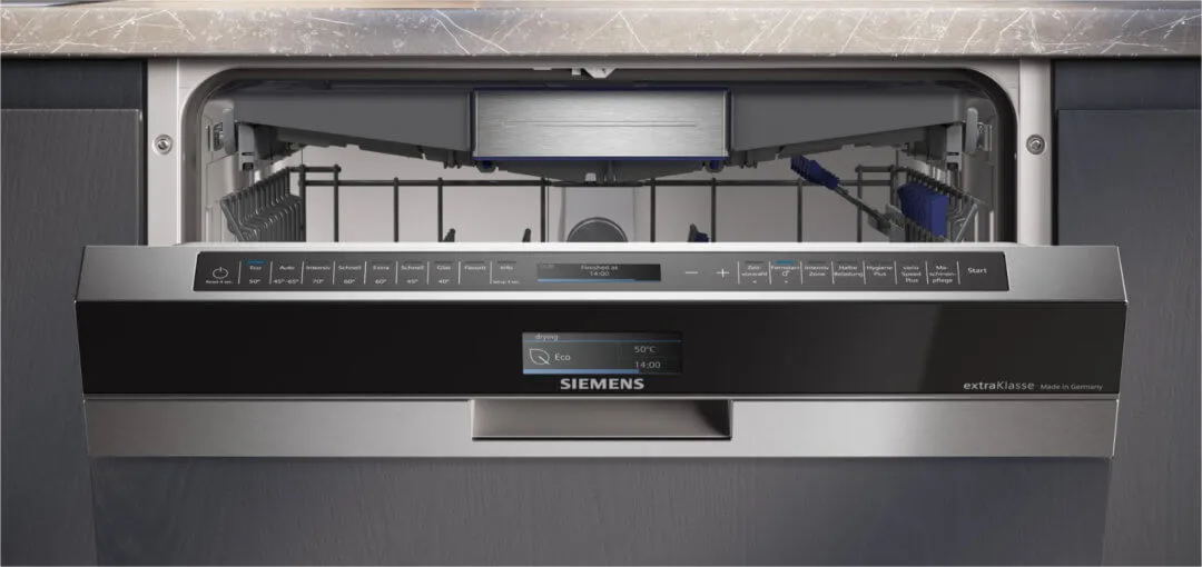 Detailansicht der hochwertigen Antihaftbeschichtung des Siemens Waffeleisens