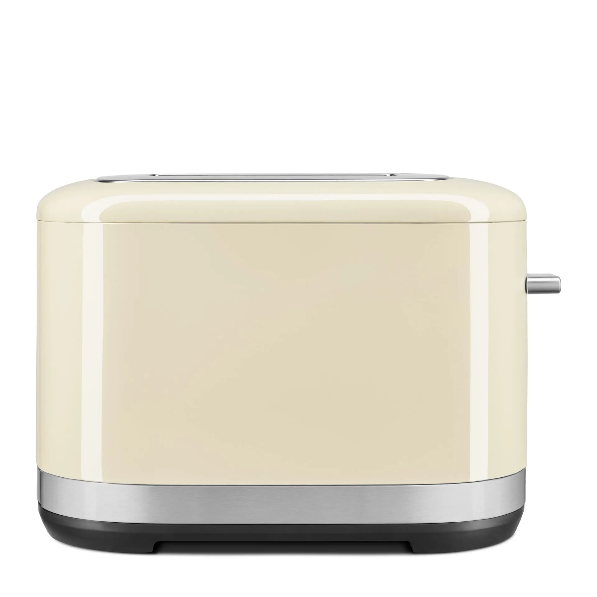 Detailansicht des KitchenAid Toasters in Creme
