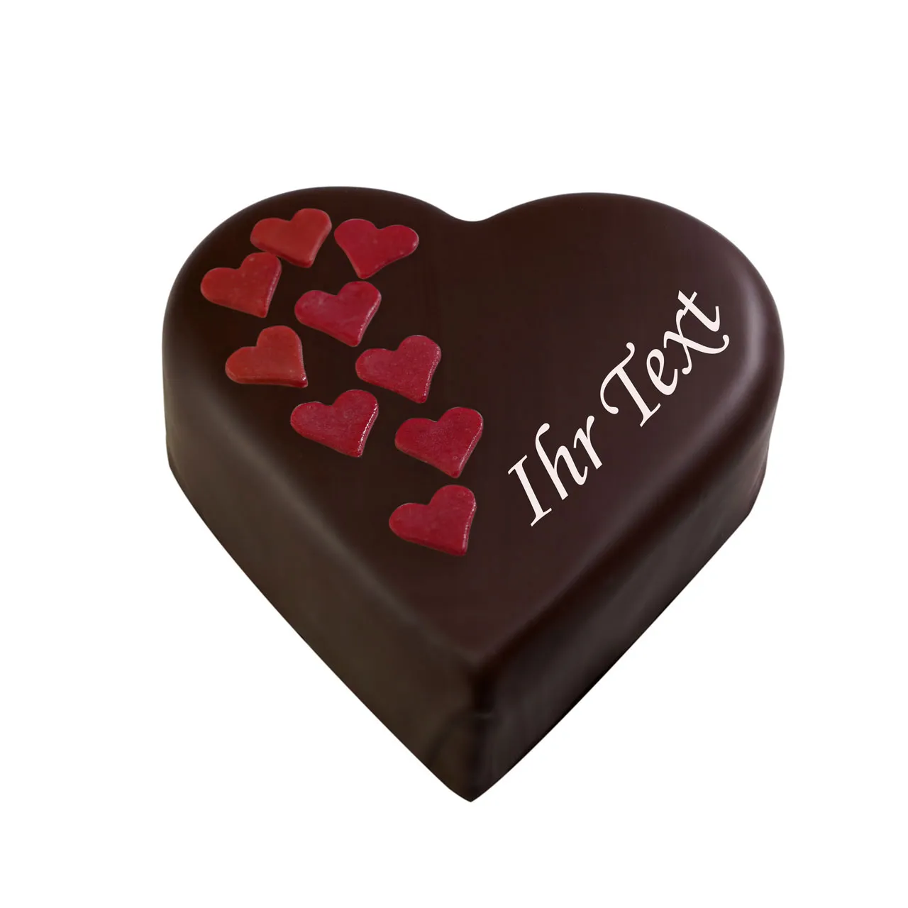 Detailaufnahme einer kunstvoll dekorierten Geburtstagstorte.