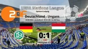 Deutschland gegen Ungarn in der UEFA Nations League 2022