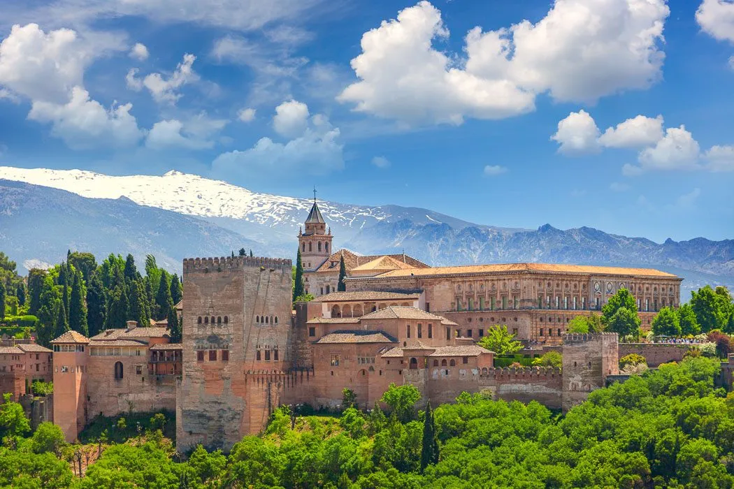 Die berühmte Alhambra in Granada, Spanien