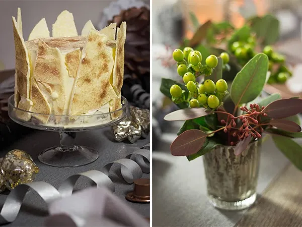 Die gebackenen hellen Biskuitböden vor dem Schneiden