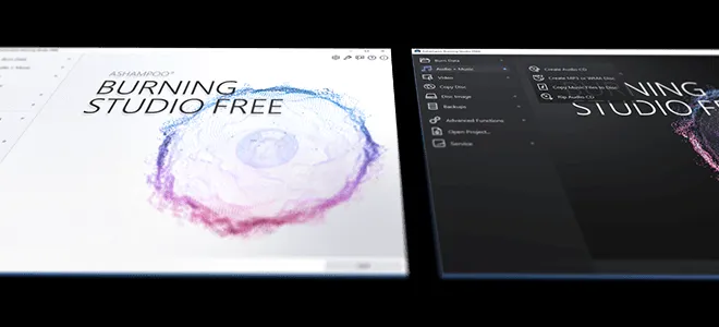 Die intuitive Benutzeroberfläche von Ashampoo Burning Studio FREE