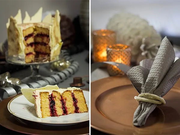 Die karamellisierte Fruchtfüllung während des Köchelns