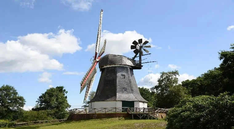 Die Müllhütte in Worpswede, ein markantes Bauwerk des Künstlerdorfes