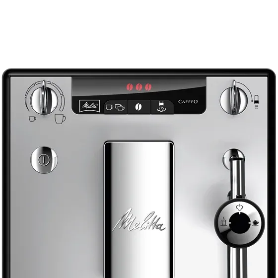 Display und Bedienfeld der Melitta Caffeo Solo Perfect Milk in Betrieb