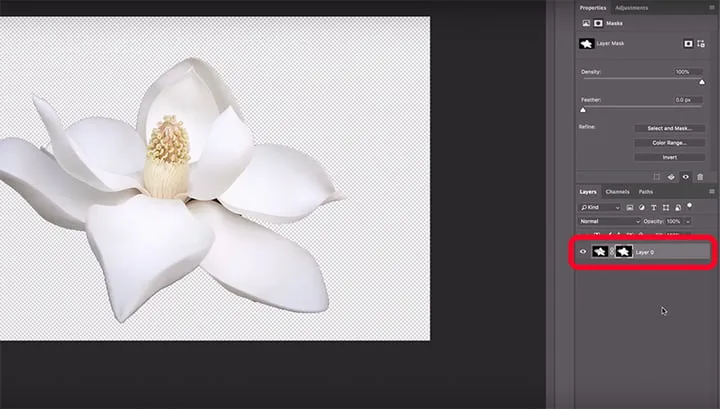 Ebenenmaske in Photoshop