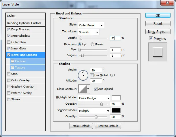 Ebenenstile für Kreise und Dekorationen anwenden