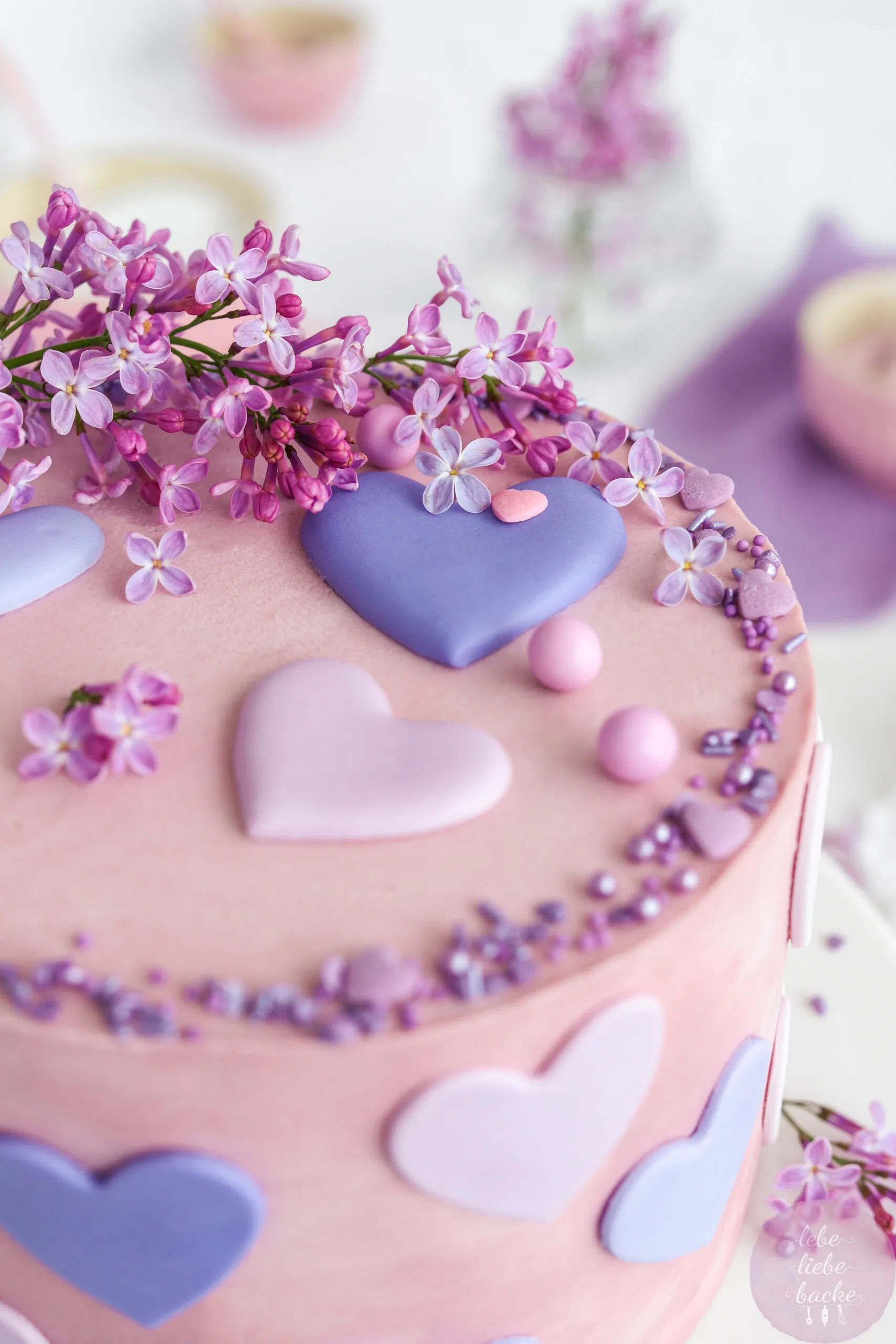 Ein Anschnitt der Käse-Sahne-Torte, der die cremige Füllung und die Mandarinenstücke zeigt