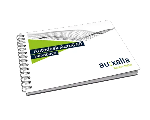 Ein aufgeschlagenes Handbuch von Autodesk AutoCAD, bereit für das Studium komplexer CAD-Aufgaben