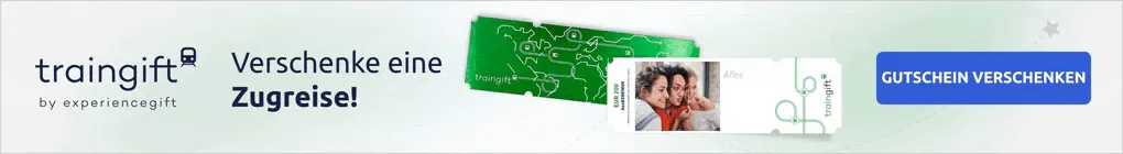 Ein Bahngutschein von Traingift