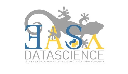 Ein Bildschirm zeigt ein "Data Science und Machine Learning mit Python" Online-Programm