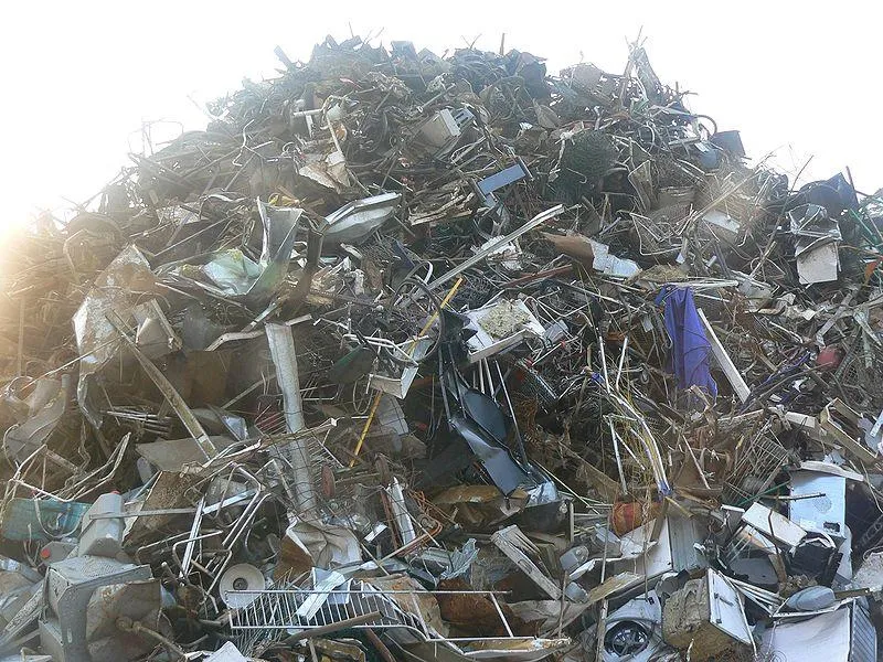 Ein Müllberg als Symbol moderner Abfallberge