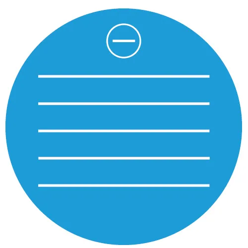 Ein stilisiertes Icon, das verschiedene Posten von Ausgaben durch eine Kategorisierung des Geldflusses visualisiert