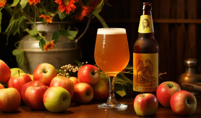 Eine Auswahl weiterer Biermischgetränke, darunter auch eine Variante mit Apfelwein